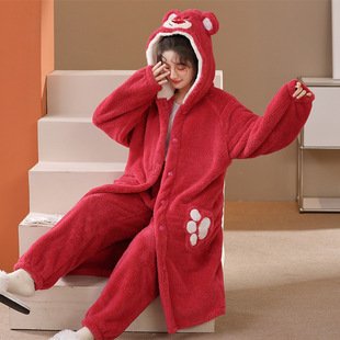Pijama para dormir tipo bata Afelpada De Lotso