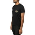 thumbnail image 5 of RAW X Men's Embroidered Pocket Crewneck T-Shirt Turtle, Black/Neon Coral, XL, 5 of 5