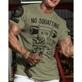 thumbnail image 2 of Gymish No Squatting Workout T-Shirt – Funny Gym Shirt for Men, Lifting Tee, Men’s Athletic Gym Wear, 2 of 6