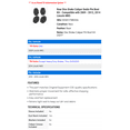 thumbnail image 2 of Rear Disc Brake Caliper Guide Pin Boot Kit - Compatible with 2009 - 2012, 2014 Lincoln MKS - Carlson, 2 of 2