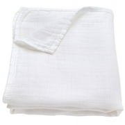 Ali+Oli Muslin Swaddle Blanket (Pure White)