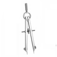 thumbnail image 1 of Borealiaes Professional compass, Quick adjustment compass, school compass with central training pin for drawing compass ， 1 rooms ， Silver, 1 of 2