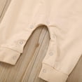 thumbnail image 7 of Weebloom Halloween Pumpkin Baby Outfits Boy Cartoon Letter Printing Long Sleeve Patchwork Style Pullover Romper Jumpsuit Clothes 6-12 Months, 7 of 7