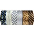 thumbnail image 2 of Wrapables Japanese Washi Masking Tape Collection, Premium Value Pack (Set of 6) – VPK12, 2 of 4