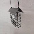 thumbnail image 4 of Steel Wire Bird Feeder Hanging Metal Bird Feeder Cube Cage Food Container for Birds, 4 of 5