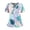 Light Blue, variant on Hawaiian Print Tops, Casual Work Blouse with V-Cut Neck and Soft Fabric for Women for Friday Dress Down Days Light Blue M
