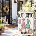 thumbnail image 4 of Easter Egg Gnome Garden Flag 12.5x18 Double Sided for Outside Cute Bunny Colorful Welcome Spring Yard flag Outdoor Easter Farmhouse Porch Decor 12-12, 4 of 6