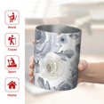 thumbnail image 5 of Floral 12oz Stainless Steel Coffee Mug – Double-Wall Insulated Cup with Spill-Resistant Lid, 360° Full-Print Design, Keeps Drinks Hot & Cold for Home, Office, Travel,Thanksgiving,Christmas, Spring, 5 of 5