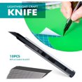 thumbnail image 2 of LAICAIW Car Vinyl Wrap Window Tint Film Tool Kit Include 4 Inch Felt Squeegees, Retractable 9mm Utility Knife & Snap-Off Blades, Safety Vinyl Cutter and Stick Squeegee for Film Sticker Wrapping (Gre, 2 of 7