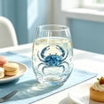 thumbnail image 7 of Tuvgenk Stemless Wine Glass with Nautical Art for Cocktails Water and Coastal Home Decor, 7 of 7