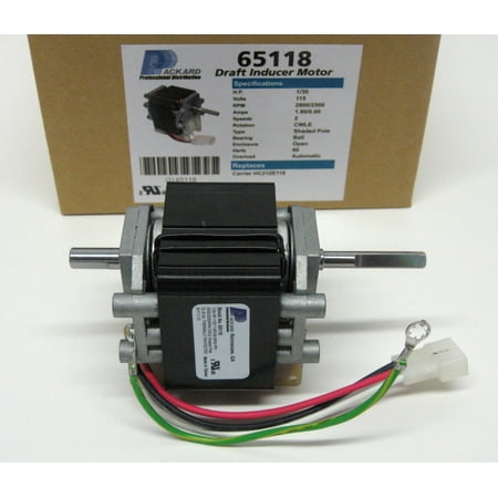 

65118 Furnace Draft Inducer Furnace Motor for Carrier HC21ZE118B J238-150-15315