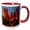 Red/White, variant on 3drose, Red Rock Formation, Red Canyon, Utah, Usa - Us45 Mhe0002 - Michel Hersen, 15oz Two-tone Red Mug