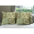 thumbnail image 6 of Ambesonne Asian Themed Throw Pillow Cover 4 Pack, Vintage Oriental Style, 18", Green, 6 of 7