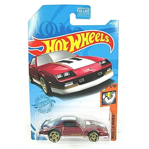Hot Wheels '85 Chevrolet Camaro IROC-Z (Maroon) 2021 Muscle Mania