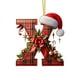 thumbnail image 1 of Adornos Navideños con Monograma Acrílico de 26 Letras y Gorro de Papá Noel | Adornos Colgantes 2D para Árbol de Navidad | Decoración Navideña para El Hogar | Adornos Navideños Multiusos para Chimenea, 1 of 5