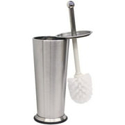 Home Basics Brushed Stainless Steel Tapered Toilet Brush