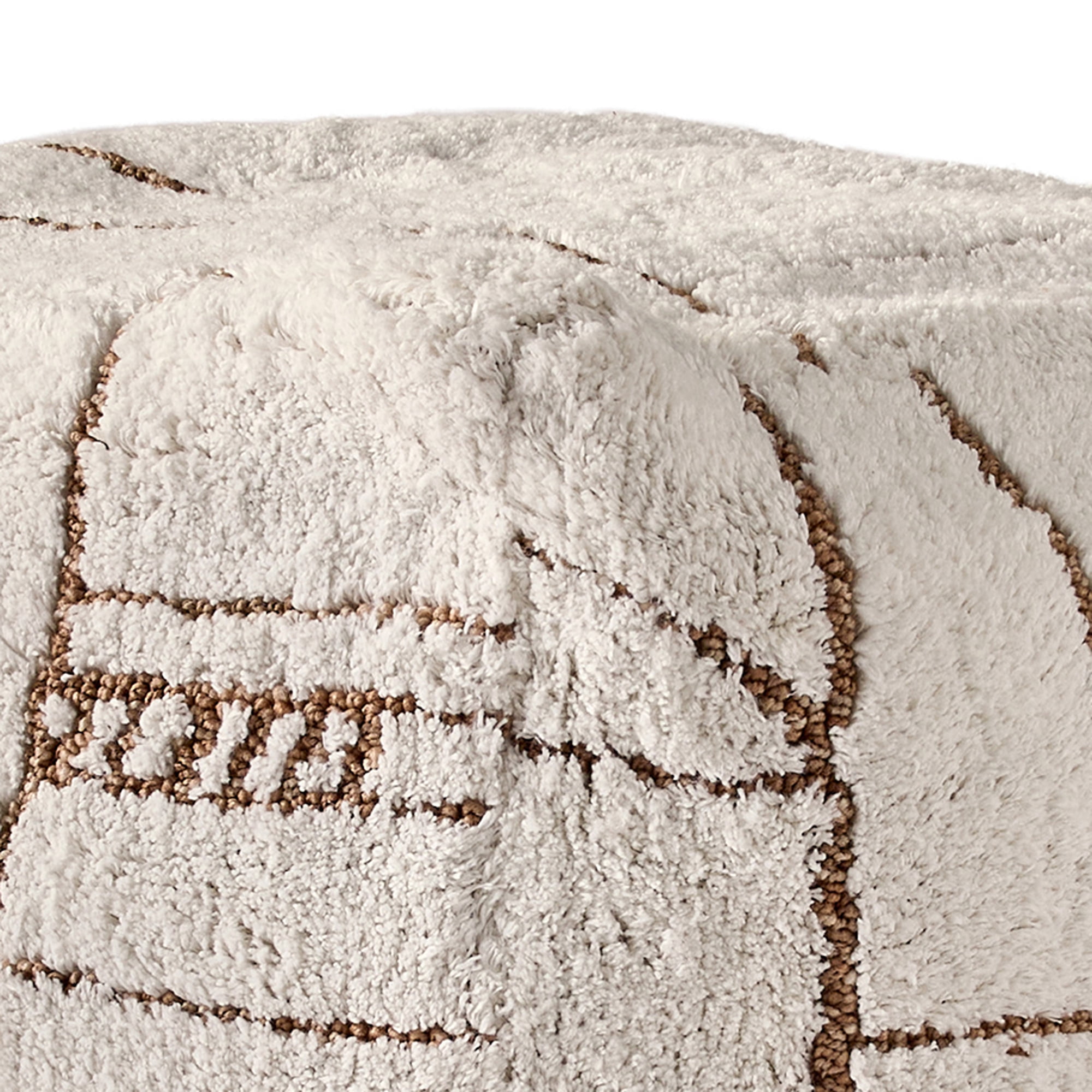 Better Homes & Gardens Dharra Organic Linework Pouf Cover