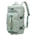 thumbnail image 1 of Sac de Sport Imperméable Grande Capacité Fermeture Éclair Bretelle d'Épaule Ajustable Poignée Portable avec Compartiment pour Chaussures Poche Humide Femmes Hommes Sac de Sport Sac à Dos de Voyage pour Activités de Plein Air, 1 of 11