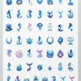 thumbnail image 4 of 35pcs-50pcs Colorful Stationery Stickers Ocean Kids Stickers Mermaid Graffiti Decals for Suitcase Luggage Phone, 4 of 9