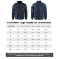 thumbnail image 4 of LEDUNTINO Men's Bomber Jacket, Lightweight Casual Spring Fall Windbreaker, Travel Hiking Golf Jackets, 4 of 8