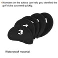 thumbnail image 4 of Unique Bargains Protection Manchon Numéro Tag 3-9 PW/SW/A Golf Club Fer Tête Couvre Noir 10 Pack, 4 of 6