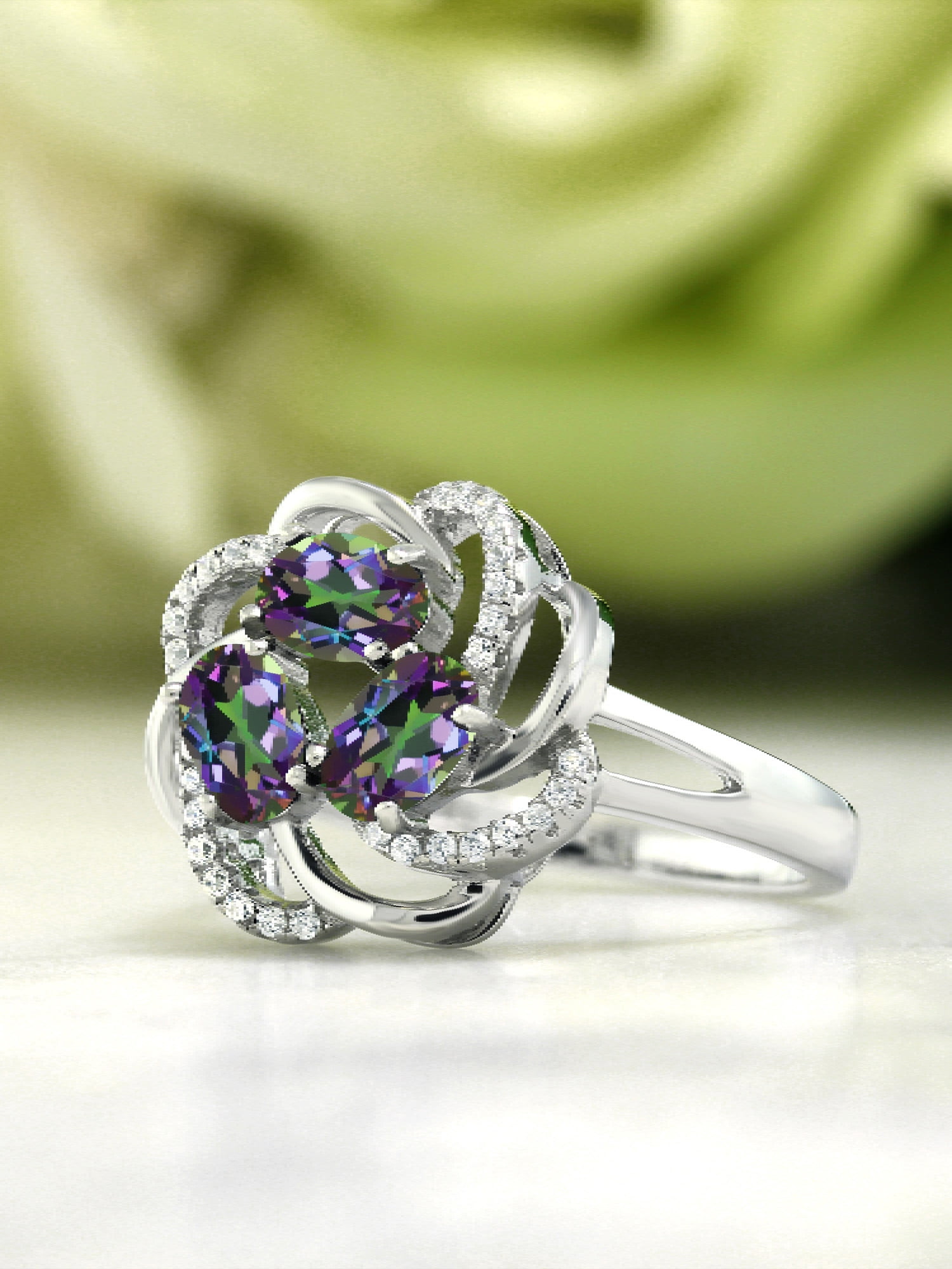 Imperial Topaz & Diamond Ring - Dianna Rae Jewelry