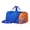 Blue Color, variant on Waterproof Oxford Fabric Fitness Backpack with Adjustable Shoulder Straps For Gym Workouts Football Baketball Training