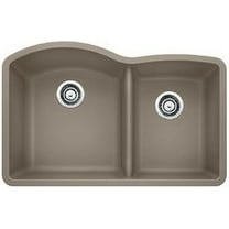 Blanco DIAMOND 1-3/4 with Low Divide SILGRANIT Sink Truffle