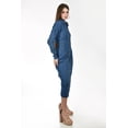 thumbnail image 2 of Vestido midi de mezclilla Roman Fashion /Juvenil, 14603 (Azul medio) azul M, 2 of 5