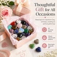 thumbnail image 4 of Heart Crystals Stones Valentine Crystals Exchange Gift Polished Heart Shaped Rocks Gemstones for DIY Make Necklace Bracelet Jewelry for Valentines Mother's Day Gift 0.8" 20PCS Set3, 4 of 7