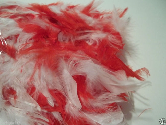 Red 45 gm 72 in 6 Ft Chandelle Feather Boa 
