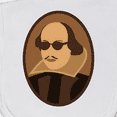 thumbnail image 3 of Inktastic Funny Rockin' Shakespeare Baby Burp Cloth, 3 of 3
