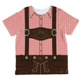 thumbnail image 2 of XIAOCHA Men's Suspender Print T-Shirt Oktoberfest Bavarian Casual Short Sleeve Round Neck Tee, 2 of 4
