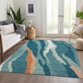 thumbnail image 3 of Dalyn Rugs Premium Machine Washable Mayfield AMF1047 Teal 8' x 10' Rug, 3 of 7