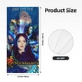 thumbnail image 2 of Descendants Fantasy Movie Door Cover Decorated Banner Home Decor Tapestry Holiday Party Supplies Door Banner Porch Sign Banner 72.8 x 35.4 Inch, 2 of 7