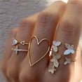 thumbnail image 1 of Anillos a juego de estrella y luna para Mujer, Anillos de Mujer, conjunto de Anillo de oro, Bagues, Anillo para niñas, joyería Bohemia, accesorios de Slytherin Tan Jianjun  unisex, 1 of 2