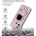 thumbnail image 6 of Compatible with Xiaomi Redmi 12C Case for Women Men, Ultra Soft Xiaomi Redmi 12C Phone Case with Stand Silicone TPU Plating Cute Astronaut Pattern Cases Cover (Purple), 6 of 7