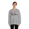 thumbnail image 3 of Believe - Christmas design Unisex Heavy Blend™ Crewneck Sweatshirt, 3 of 4
