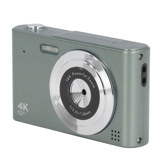 Cámara Digital HD, Vintage 16X Zoom 2.4in 48MP 4K Cámara Con Pantalla , Luz Suplementaria, Evitar Saudidas, Tarjeta De Memoria 128G, Cámara Digital De Fotografía, Pequeña