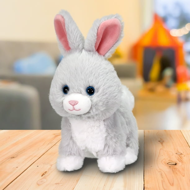 Kid Connection-Mini Walking Pet Grey Bunny 6inches - Walmart.com Kid Connection-Mini Walking Pet Grey Bunny 6inches - Walmart.com