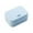 Sky Blue, variant on Qholemyo Leakproof Travel Soap Case With Lid Portable Bar Soap Container Carabiner Soap Box For Traveling Bathroom Shower Gym School Camping Soap Holder