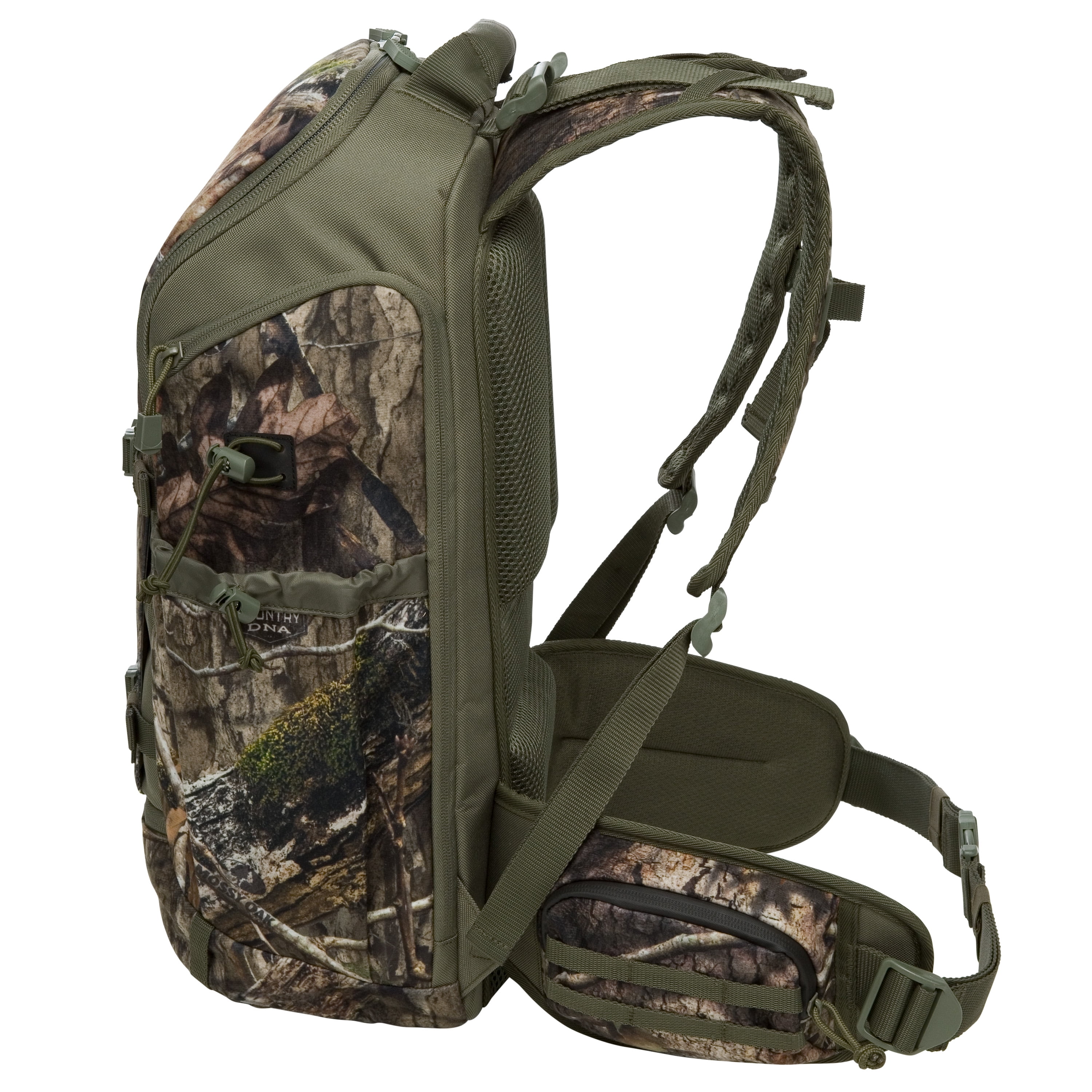 Fieldline Pro Pursuit Gear Bag 37 Ltr, Mossy Oak Country DNA Camouflage Backpacks, Unisex