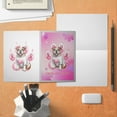 thumbnail image 4 of Faith Love Hope Bulldog Breast Cancer Awareness Survivor 5x7in Folded Greeting Card Dog Lover Gifts Idea Single Note Card with Envelope - 02017, 4 of 5