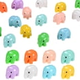thumbnail image 1 of Uxcell Paquete de 20 Mini Elefantes de Resina, Pequeñas Figuras de Elefante para Decoración de Jardín de Hadas/Paisajismo Micro Hogar [Multicolor], 1 of 6