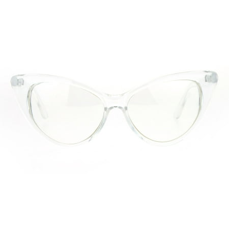 SA106 Womens Classic Gothic High Point Cat Eye Glasses