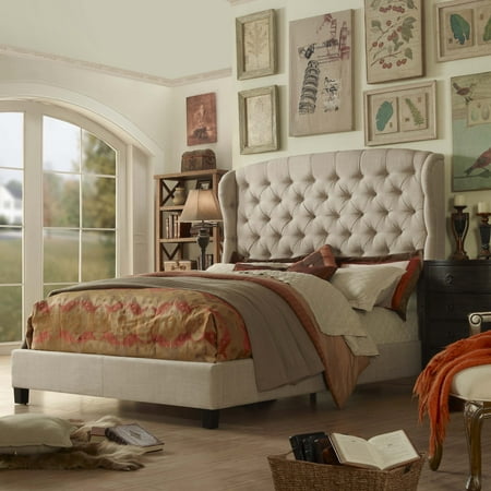 Alton Furniture Group Moser Bay King Size Tufted Upholstered Bed Set