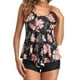 thumbnail image 1 of Traje de baño de mujer con volantes, bikini de cintura alta de dos piezas con traje de baño de cintura alta, traje de baño estampado con volantes, 1 of 6
