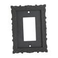 thumbnail image 5 of WLPZXP Light Switch Cover Plate Black Decorative for Household Bathroom Living Room Style C, 5 of 9