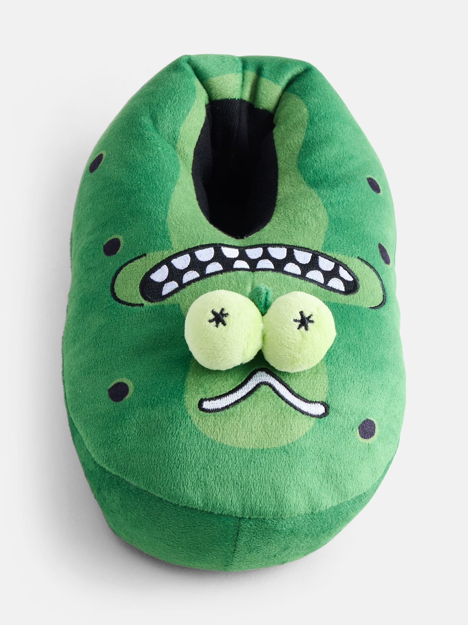 Pickle Rick Men’s 3D Plush Slippers