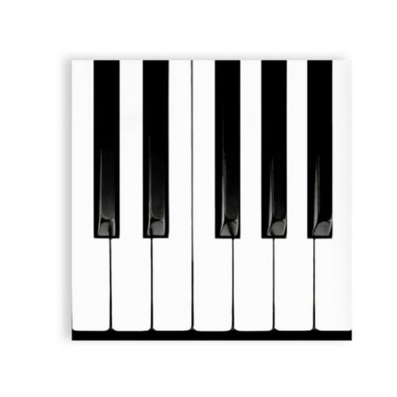 Ensemble de 4 sous-Verres pour Touches de Piano